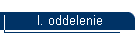 I. oddelenie