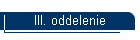 III. oddelenie