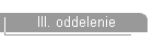 III. oddelenie